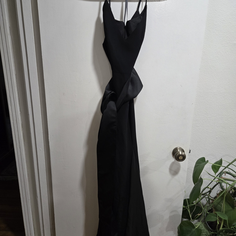 White by Vera Wang Black Gown